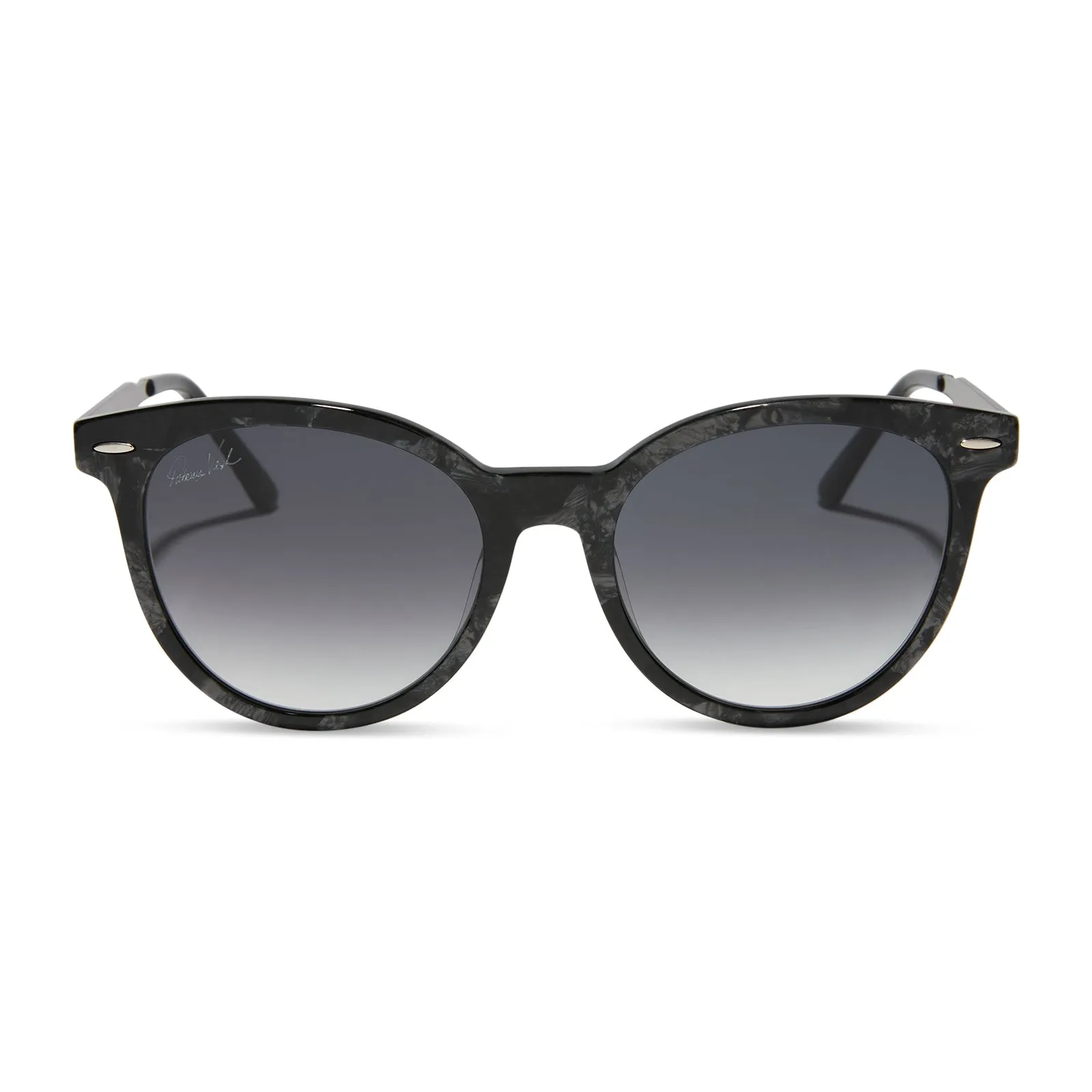 PATRICIA NASH - BLONDIE   ANTIQUE METALLIC   GREY GRADIENT SUNGLASSES