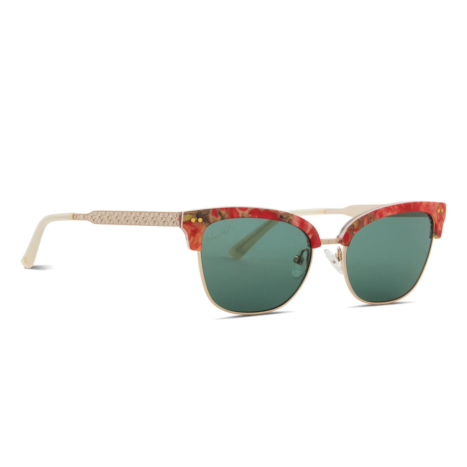 PATRICIA NASH - IRIS   FLORAL OIL PAINTING   G15 SUNGLASSES