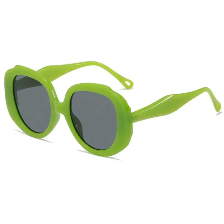 Paula Oversize Retro Round Sunglasses