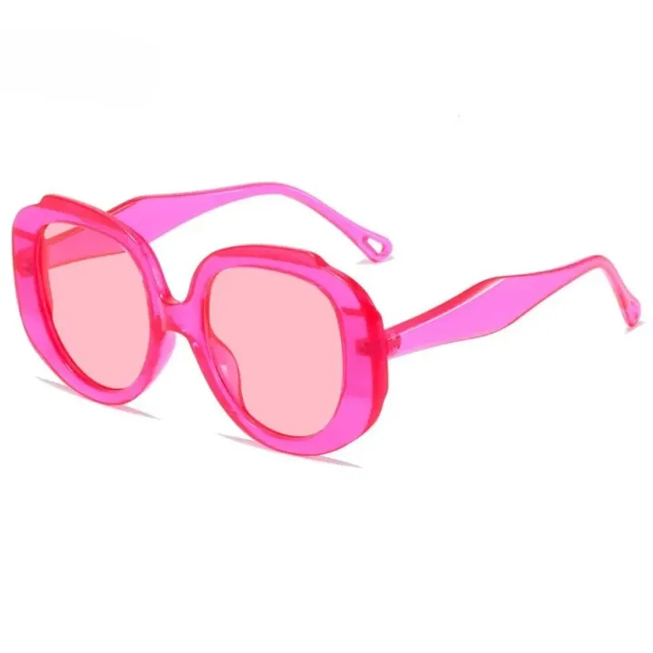 Paula Oversize Retro Round Sunglasses