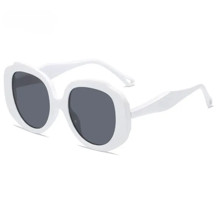 Paula Oversize Retro Round Sunglasses