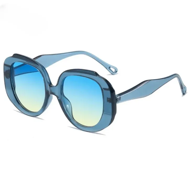 Paula Oversize Retro Round Sunglasses