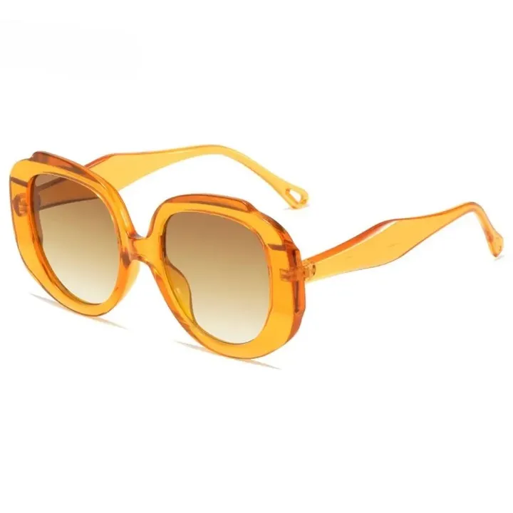 Paula Oversize Retro Round Sunglasses