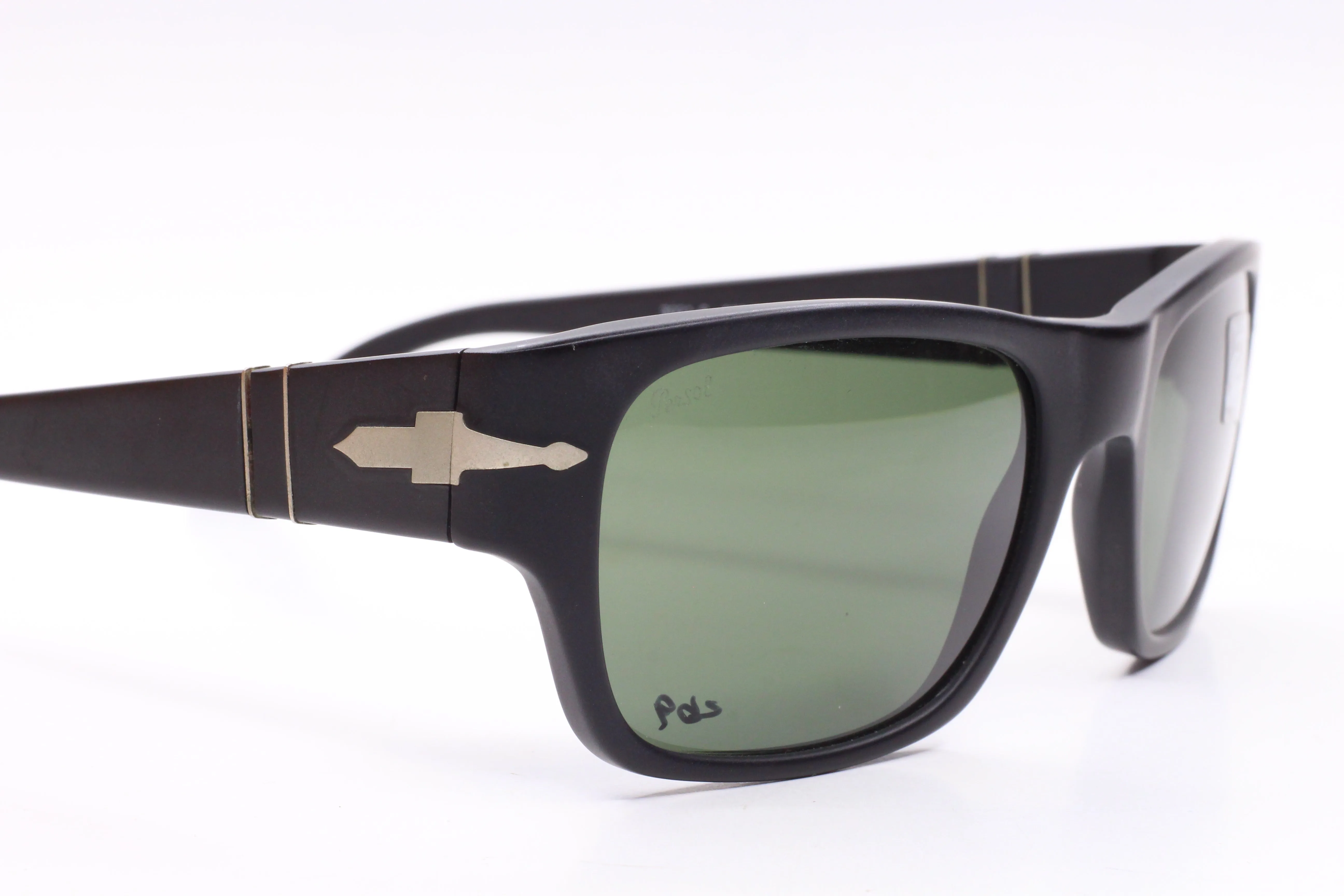 Persol PO3021S 900/31 Matte Black U.V. Protection Lenses Italy Sunglasses