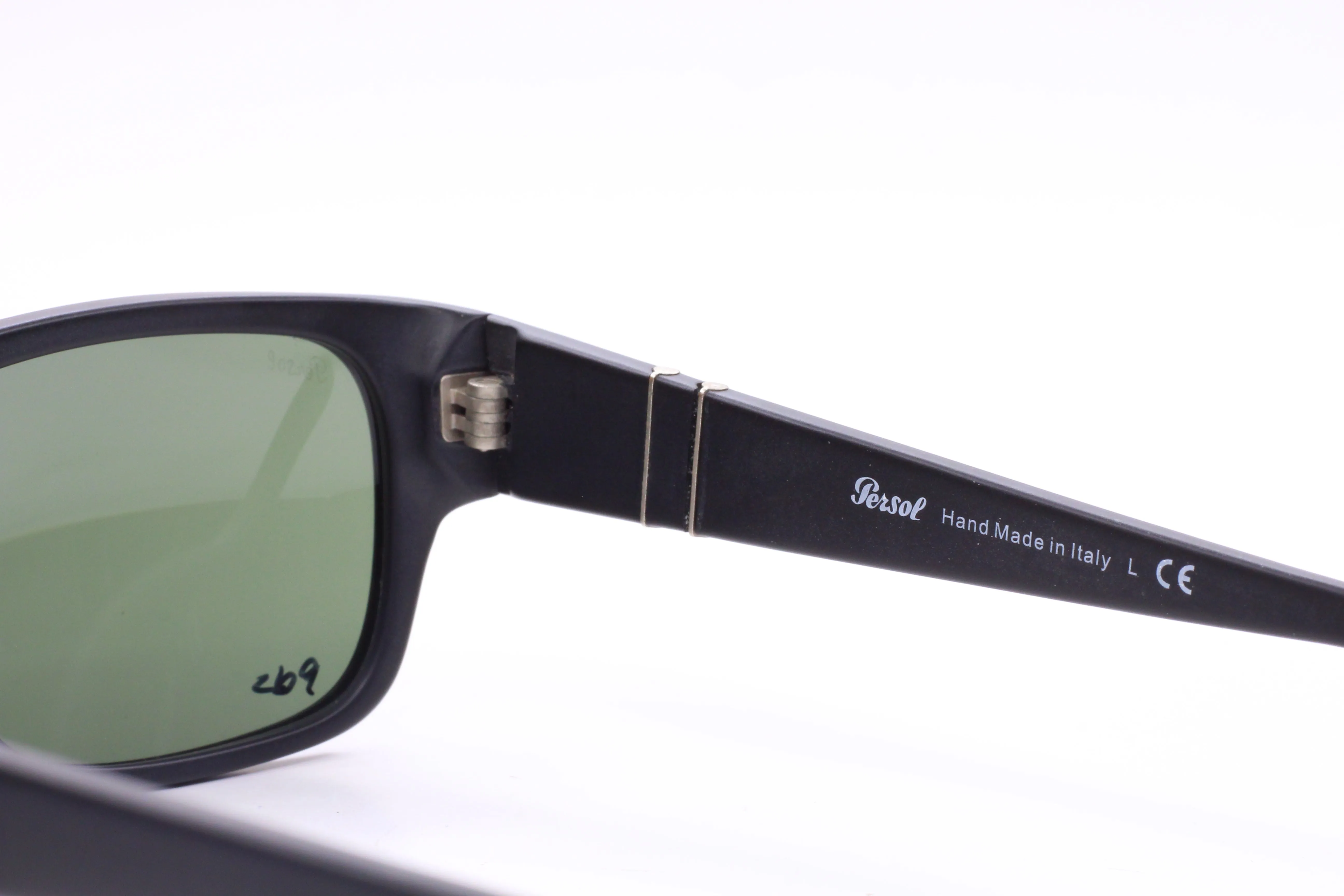 Persol PO3021S 900/31 Matte Black U.V. Protection Lenses Italy Sunglasses