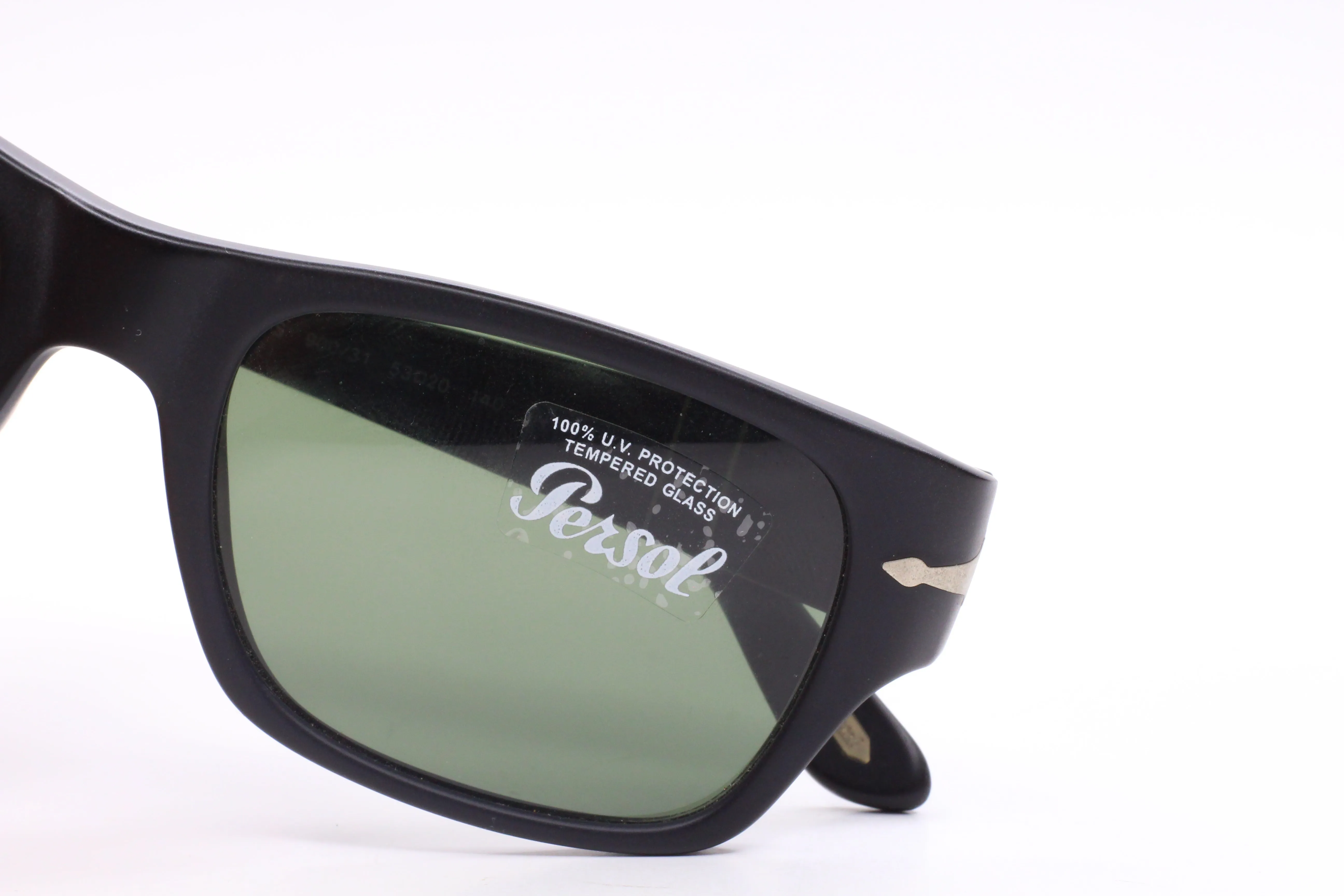 Persol PO3021S 900/31 Matte Black U.V. Protection Lenses Italy Sunglasses