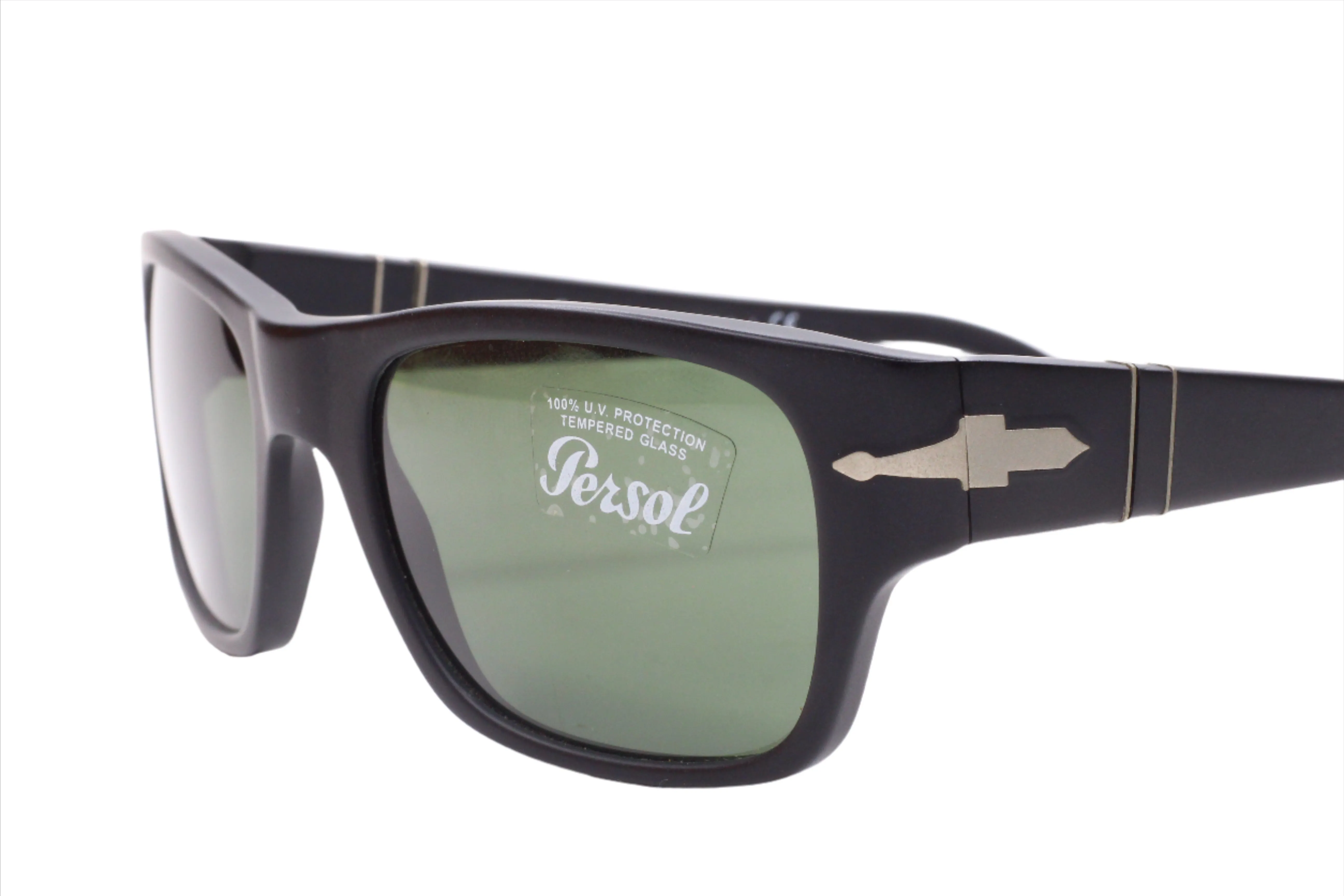 Persol PO3021S 900/31 Matte Black U.V. Protection Lenses Italy Sunglasses