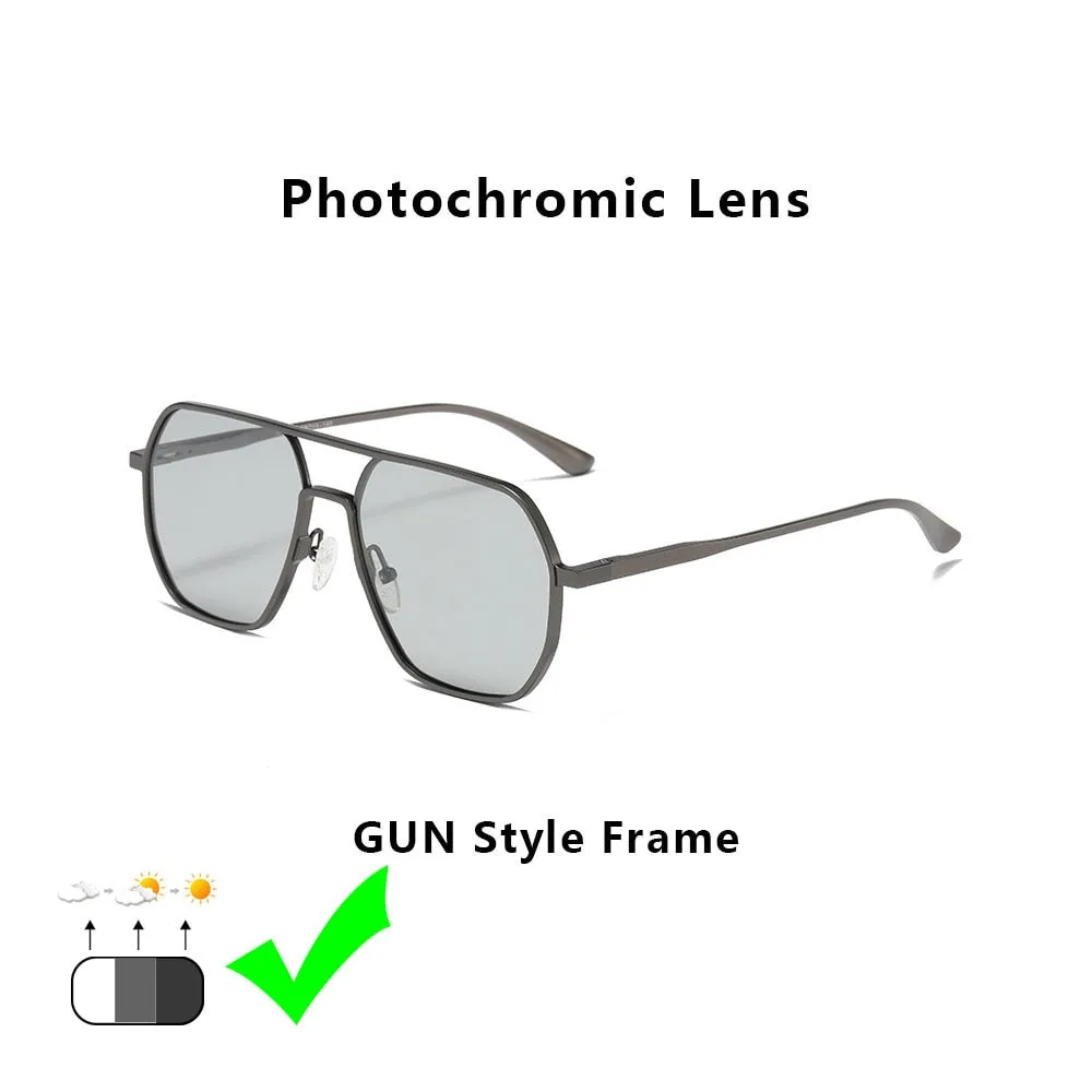 Photochromic Sunglasses Men Polarized Driving Chameleon Glasses Male Change Color Sun Glasses Day Night Vision Driver&#39;s Eyewear
