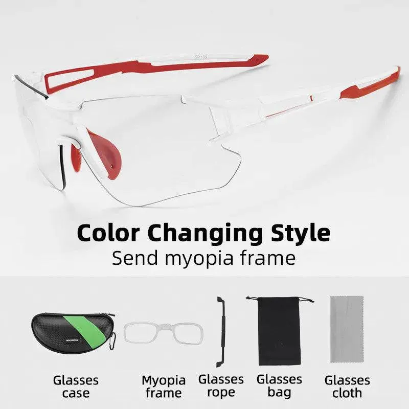 Photochromic UV400 Outdoors Sports Cycling Sunglasses