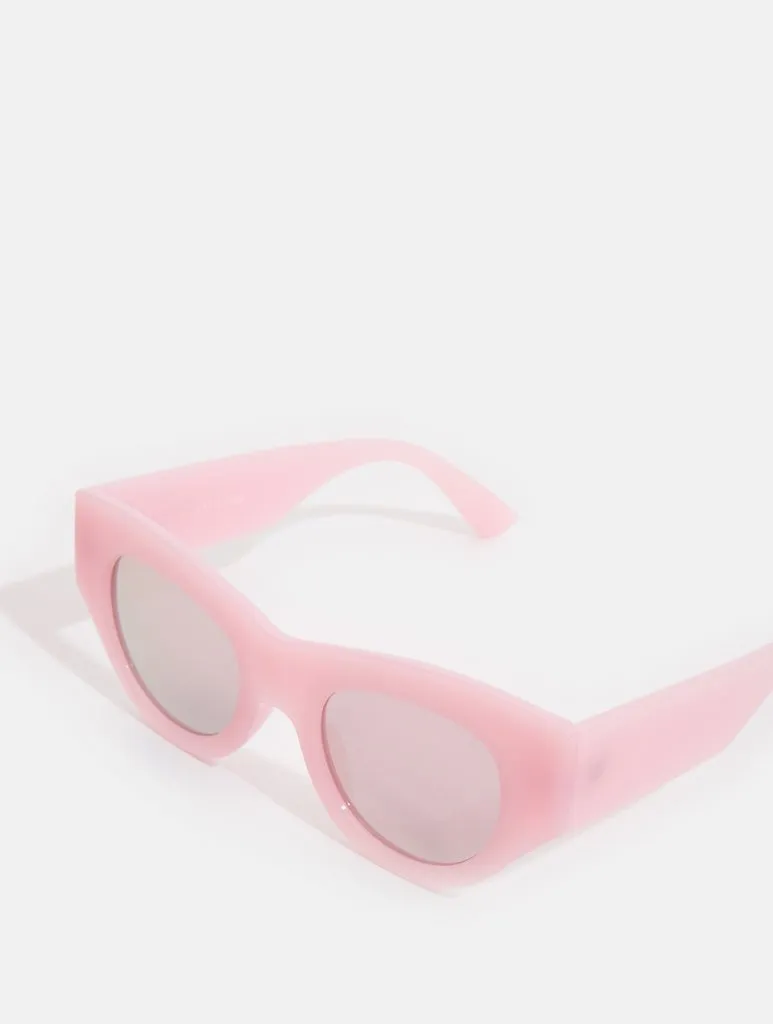 Pink Chunky Cat Sunglasses