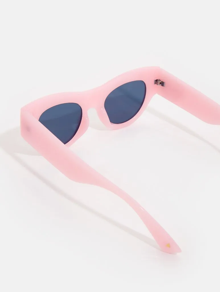 Pink Chunky Cat Sunglasses