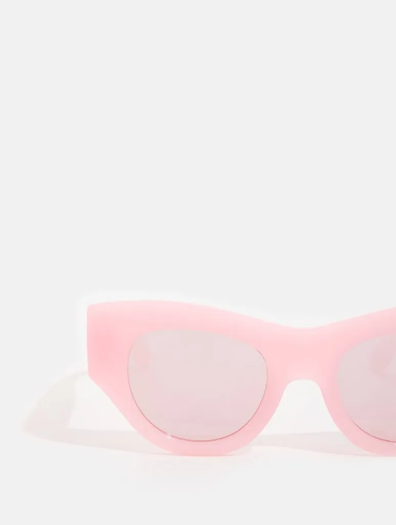 Pink Chunky Cat Sunglasses