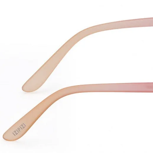 Pink Sunglasses Round IZIPIZI D Desert Rose