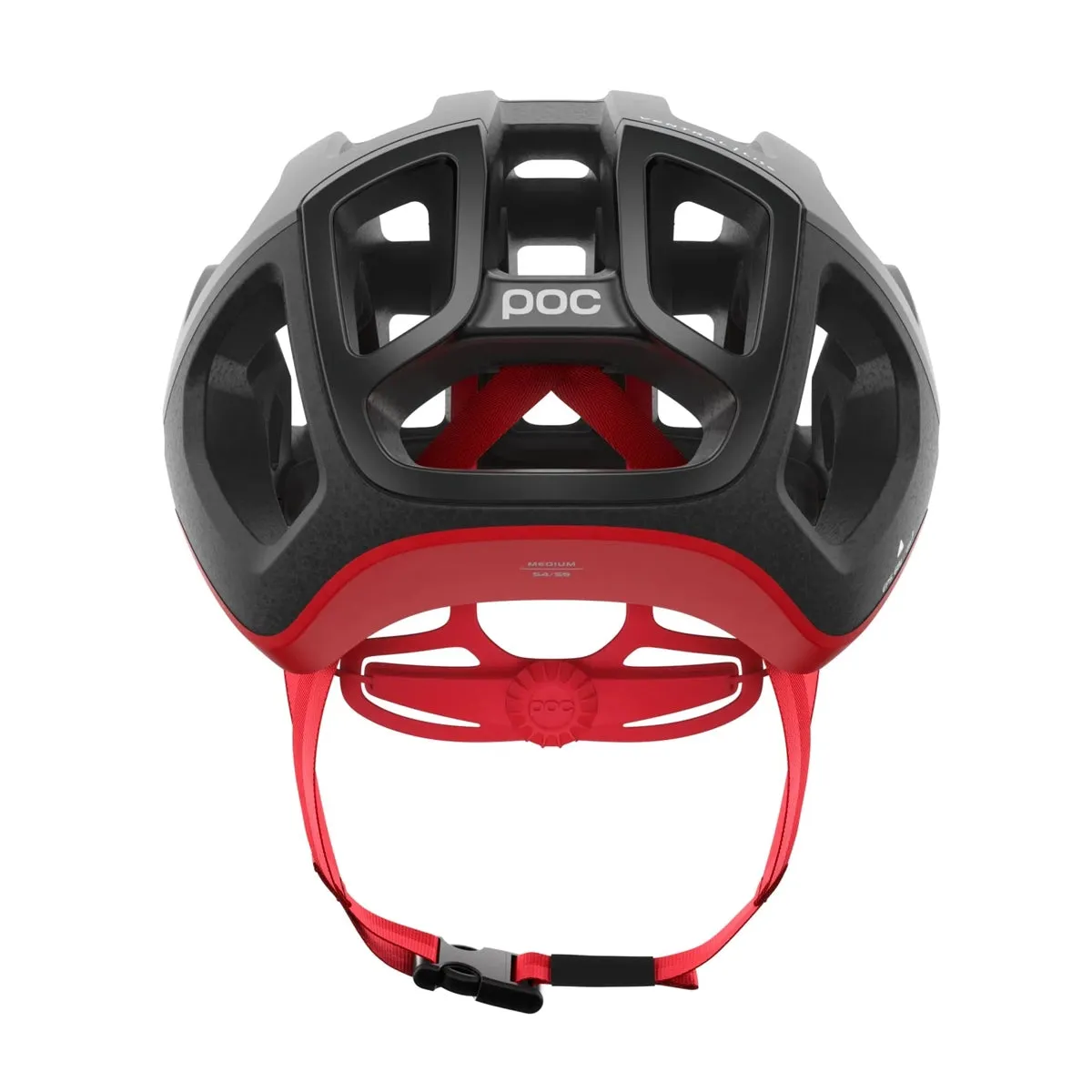 POC Ventral Lite Cycling Helmet - Uranium Black/Red
