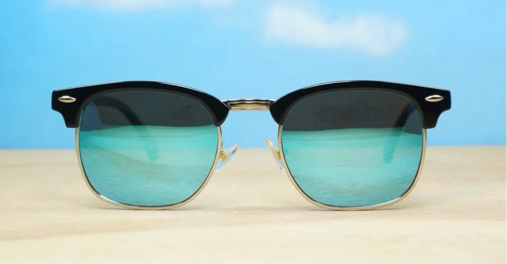Polarized Clubmaster Sunglasses