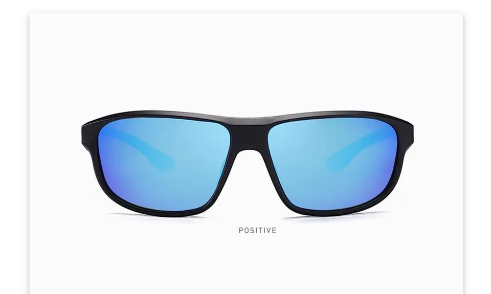 Polarized Square Frame Driving Fishing Fashion Sunglasses for Men & Women