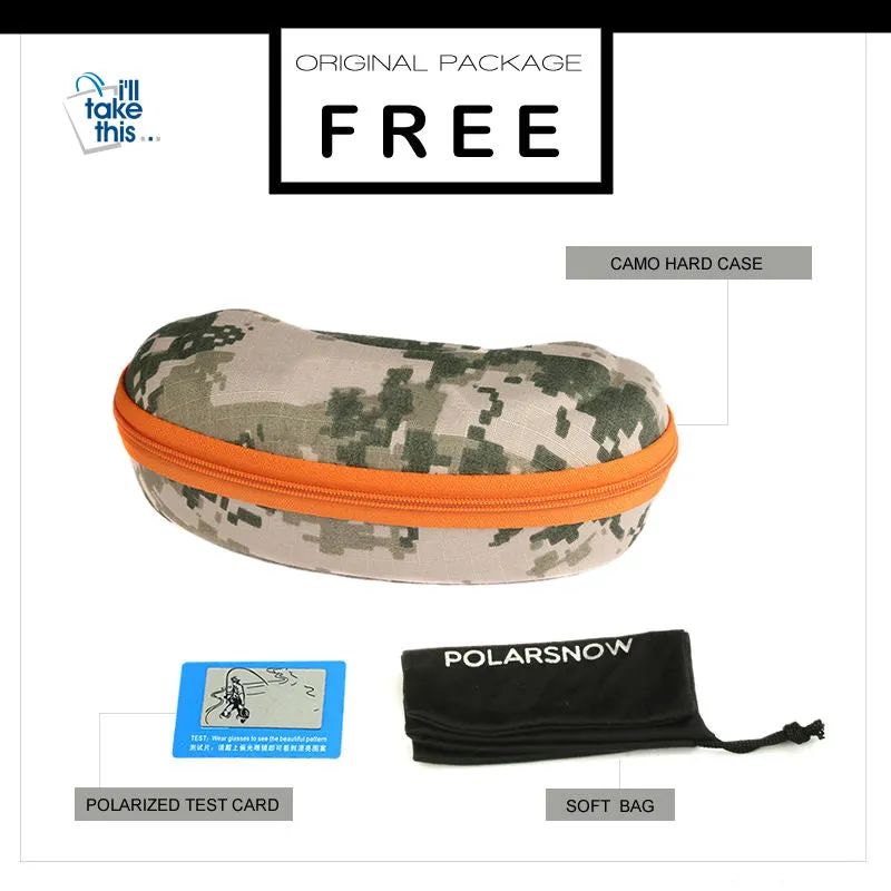 Polarized Sunglasses Camouflage Frame Sport Sun Glasses Fishing, Hunting, GREAT Driving glasses