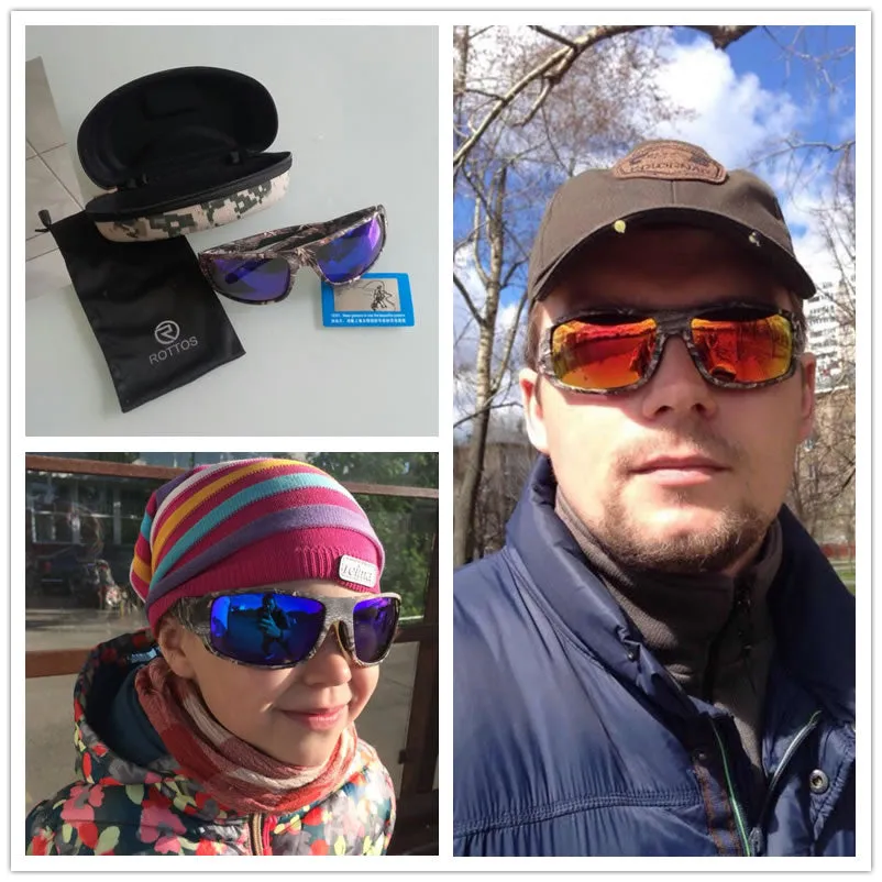 Polarized Sunglasses Camouflage Frame Sport Sun Glasses Fishing, Hunting, GREAT Driving glasses