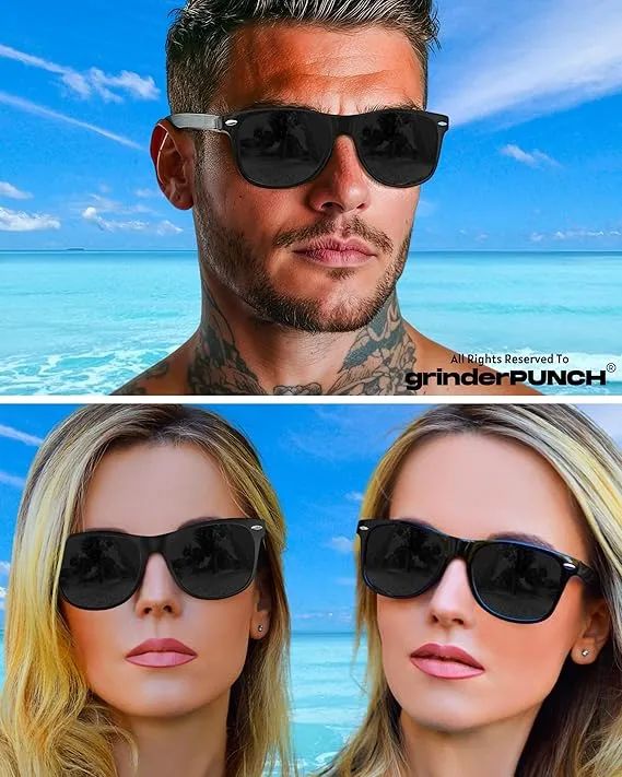 Polarized Sunglasses for Men and Women Trendy Retro Sun Glasses