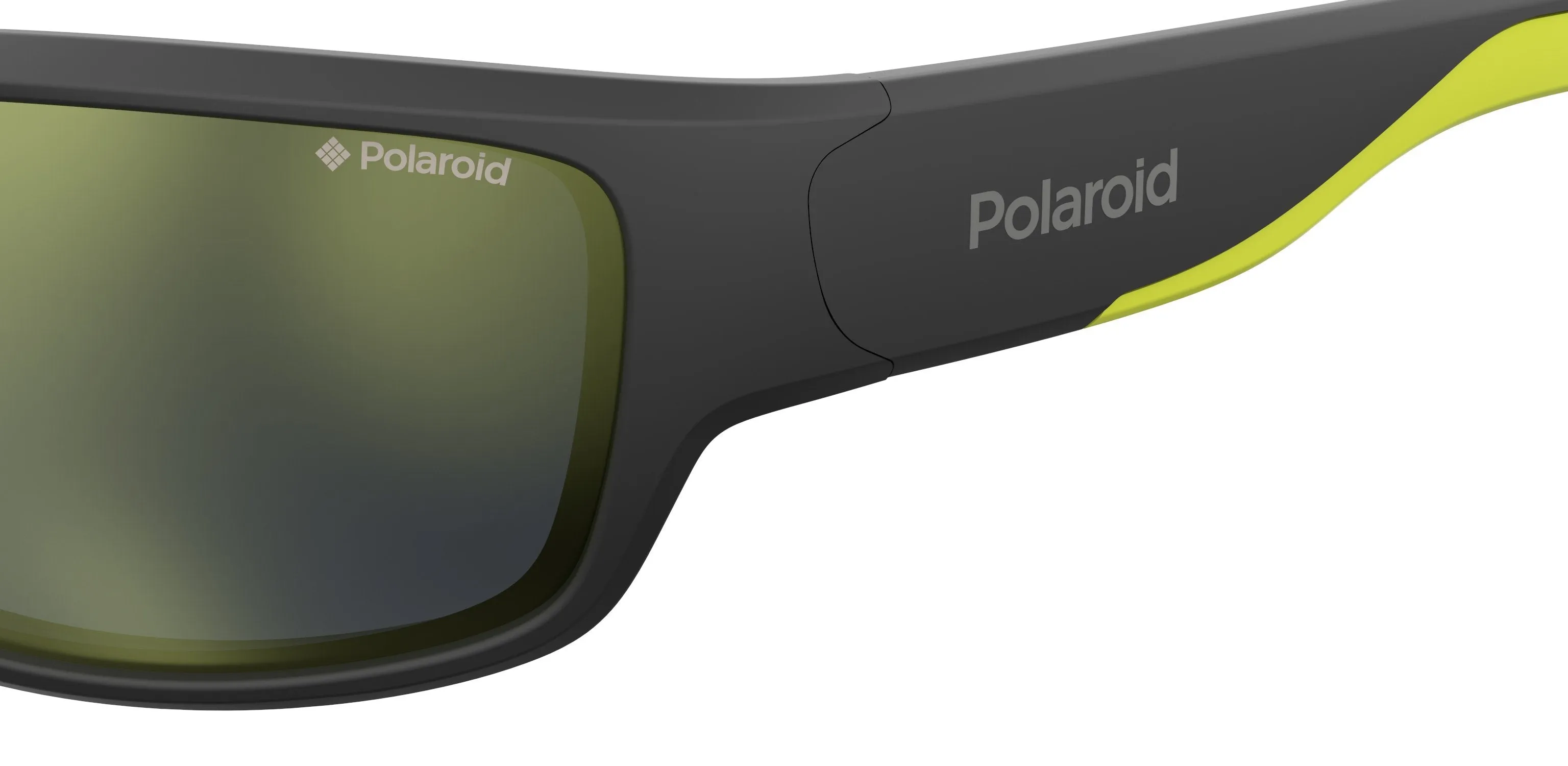 Polaroid 60mm Dark Grey Mirror Flash Unisex Sunglasses, UV Protection