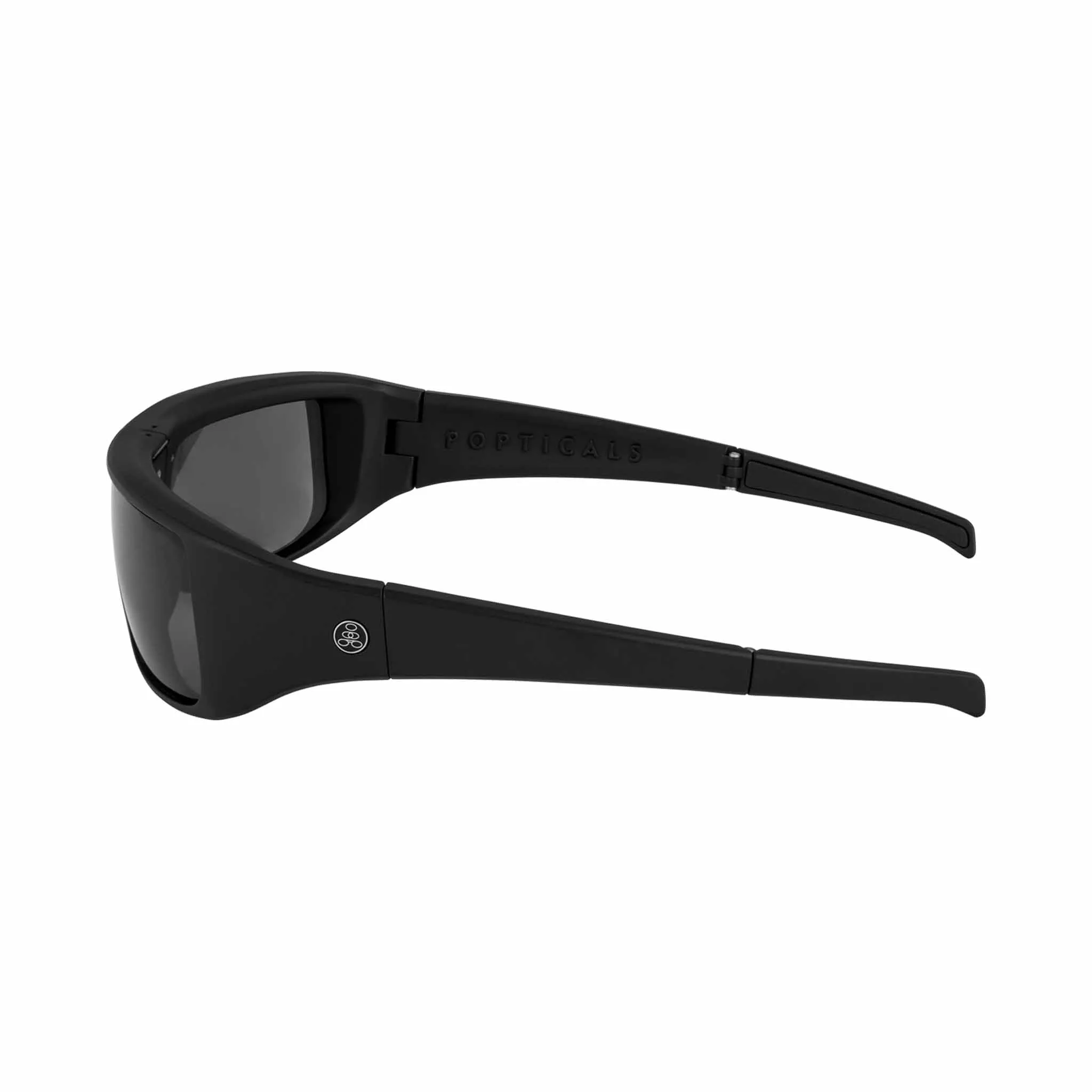 POPGEAR | Non-Polarized, Matte Black, Gray Lens