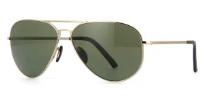 Porsche Design 8508 A Gold Aviators with Polarised Lenses