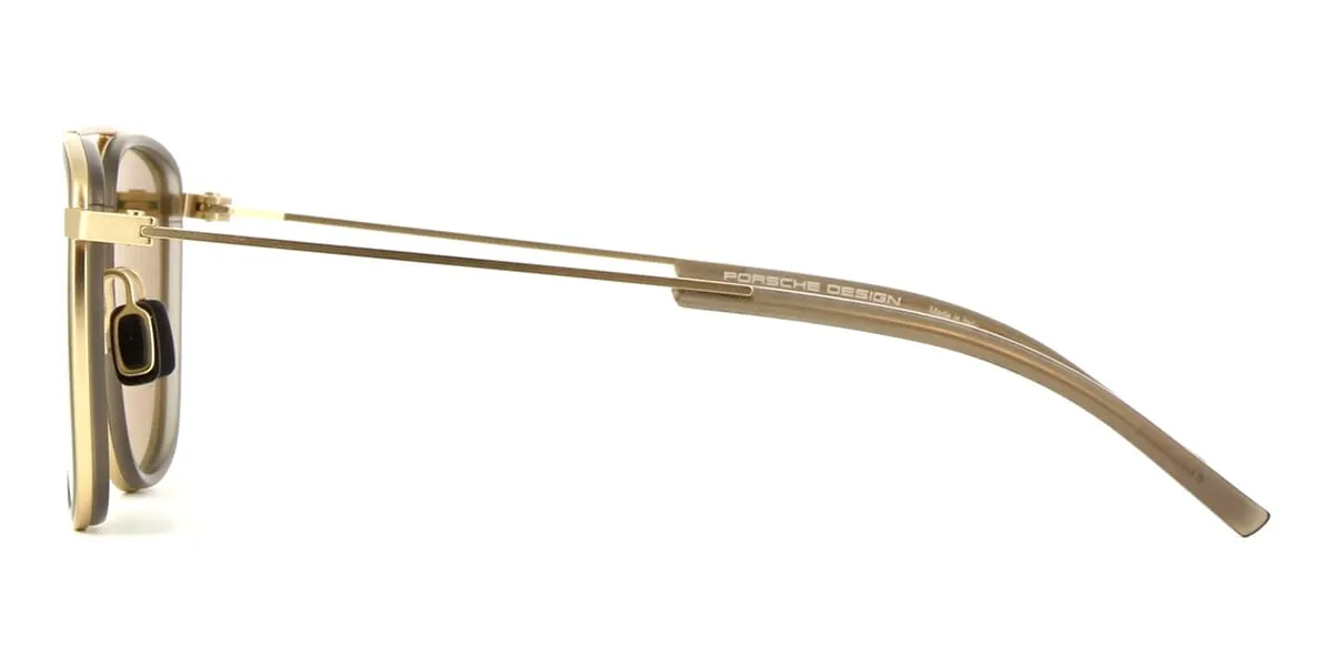 Porsche Design 8692 D Gold with Green Mirrored Lenses