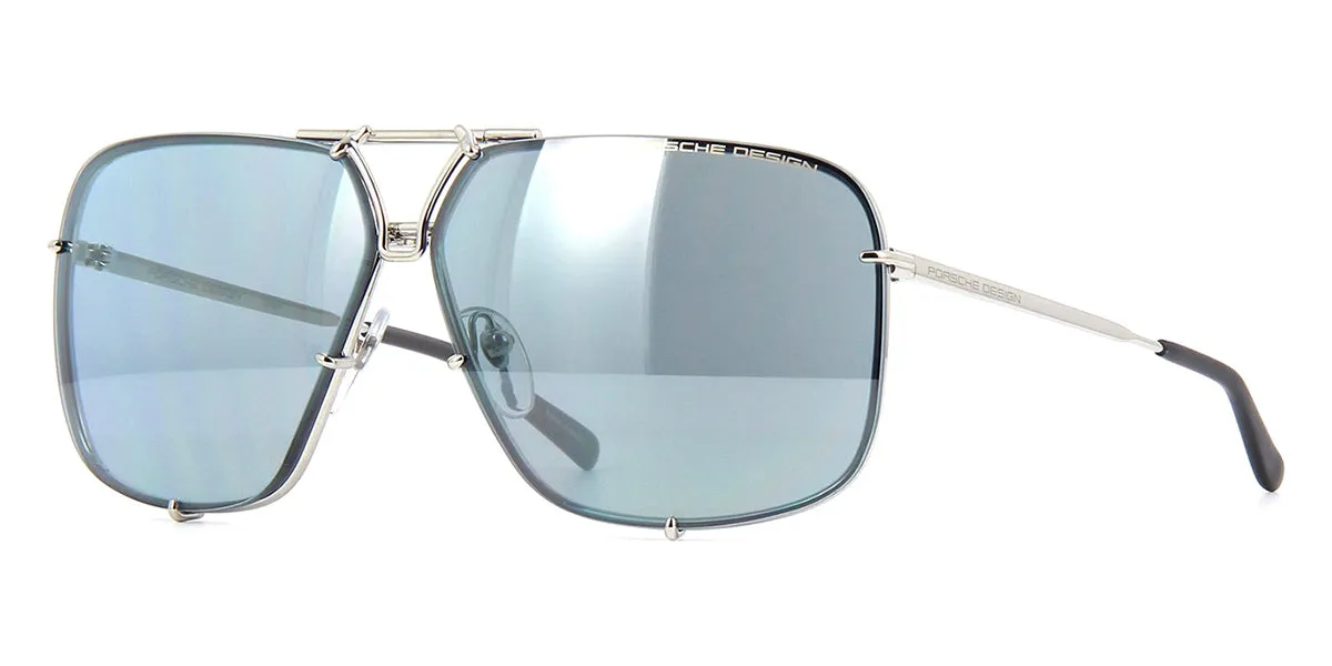 Porsche Design 8928 C Palladium Frame With Blue Interchangeable Lenses