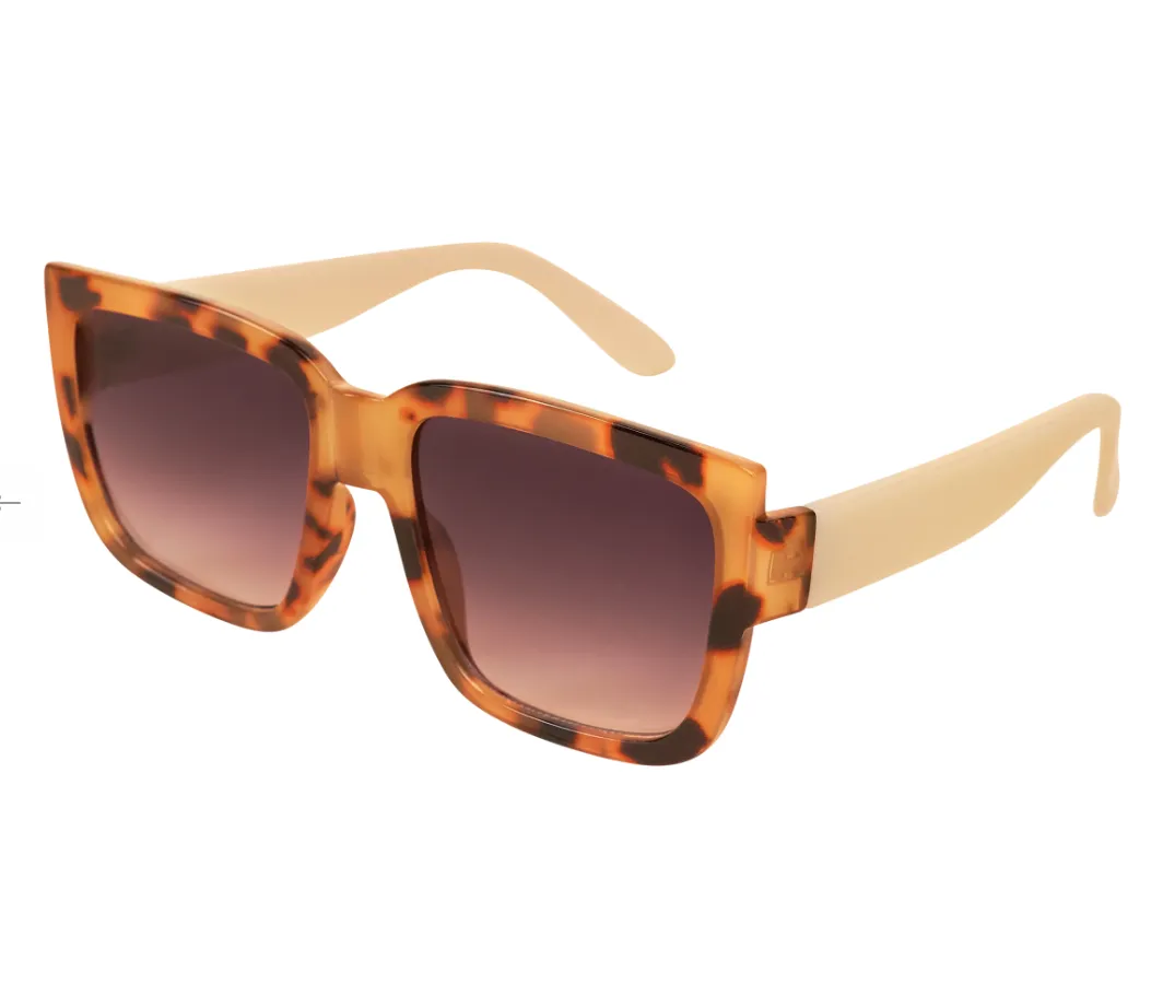 Powder Designs Ellery Luxe Sunglasses - Tortoiseshell/Coconut