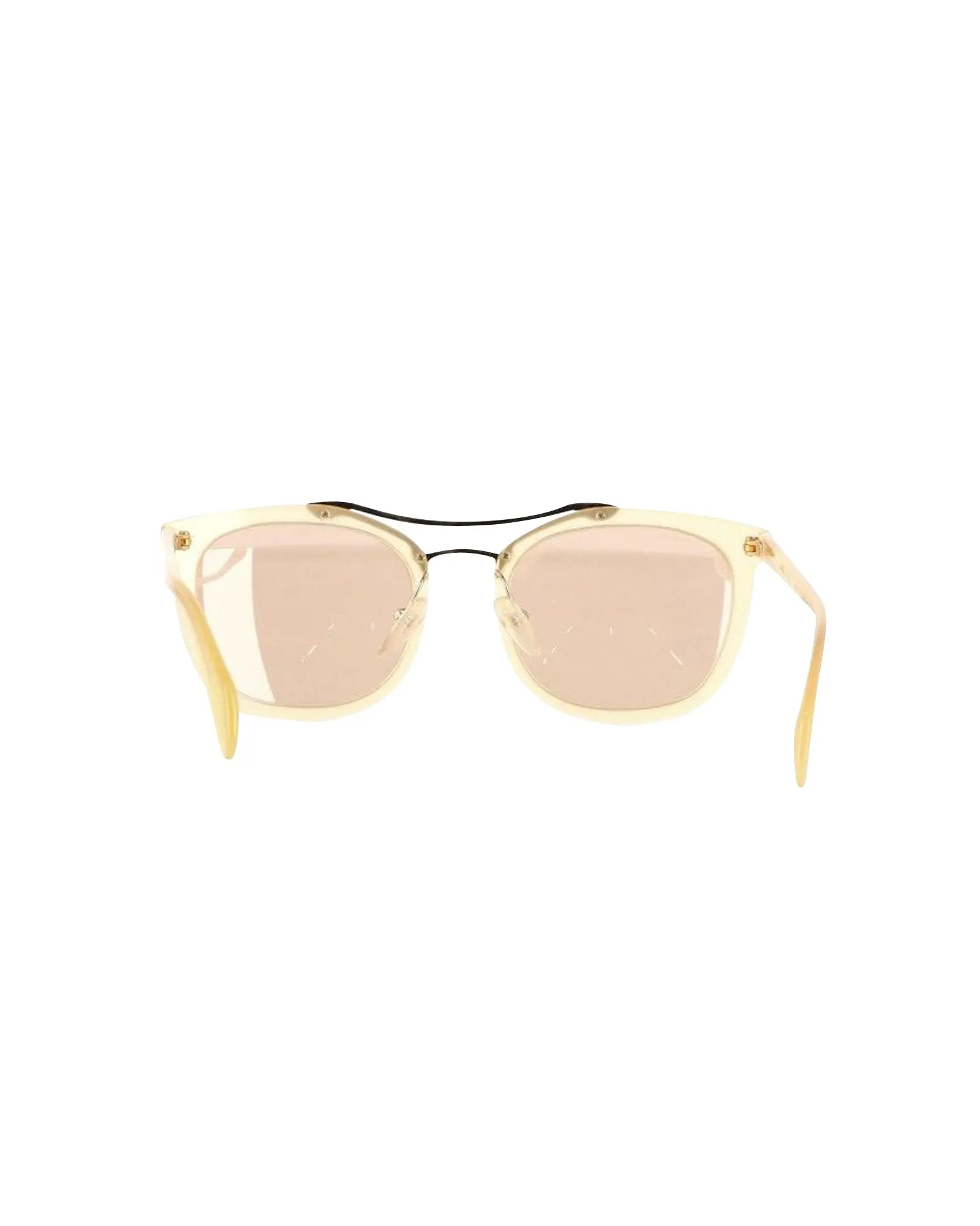 Prada Aviator Sunglasses in Beige Acetate