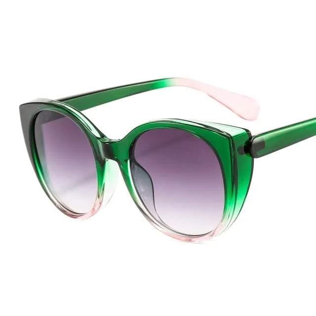 Printed Cat Eye Sunglasses