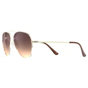 Prive Revaux Unisex Sunglasses - The Cali Tinted Lens | The Cali Champagne Gold Brown