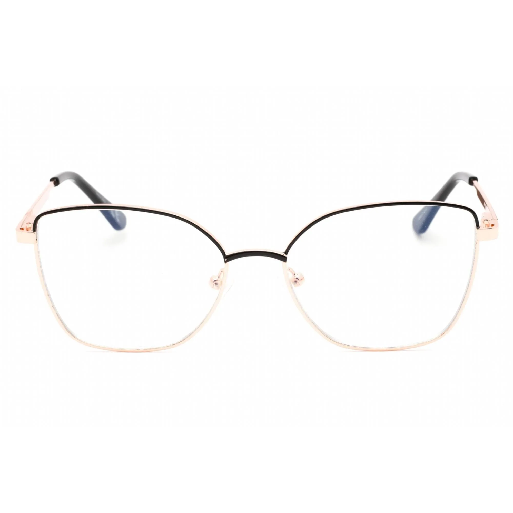 Prive Revaux Women's Eyeglasses - Metal Cat Eye Shape Frame | School Night Black Gold