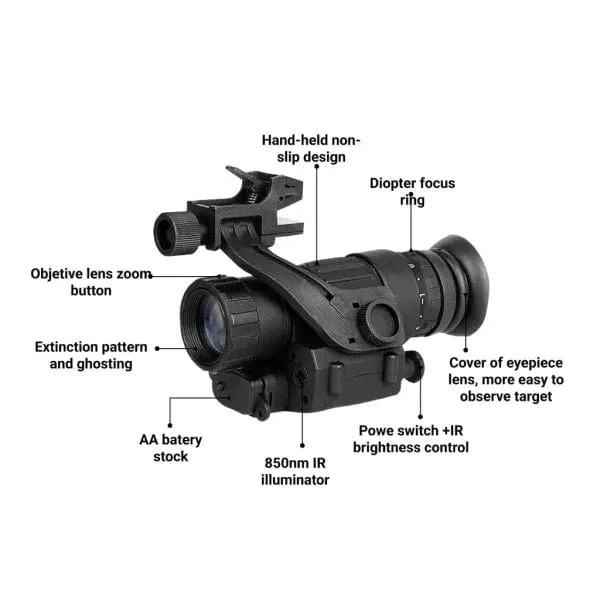 PVS-14 - Tactical Night Vision Monocular Binocular Goggles