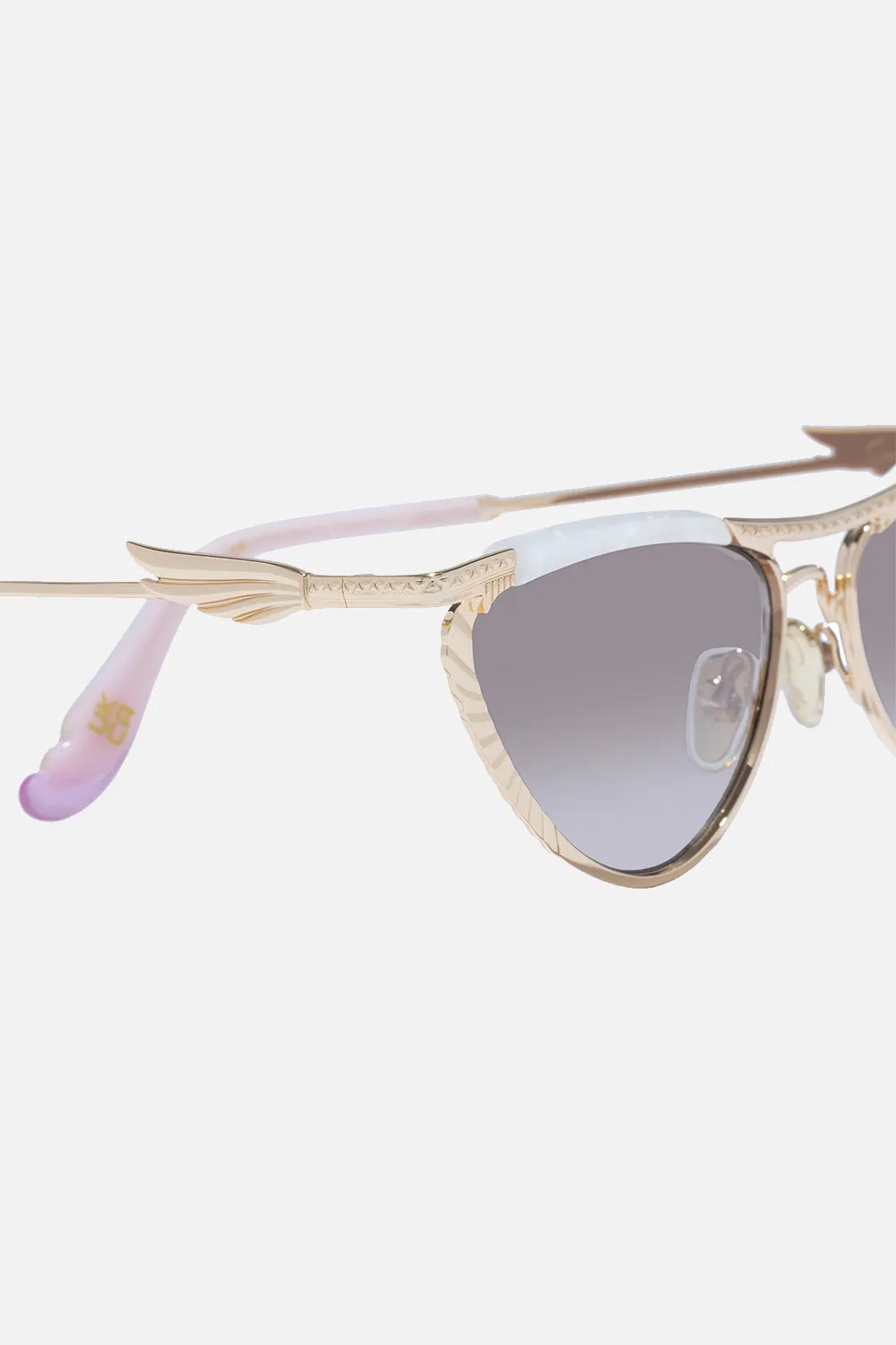 PYRAMID PARAMOUR SUNGLASSES IVORY MARBLE
