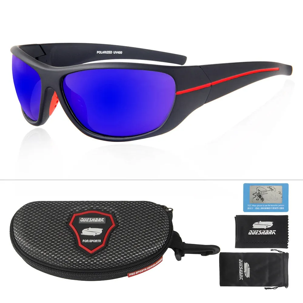 Queshark Professional TR90 Frame HD Polarized Sunglasses