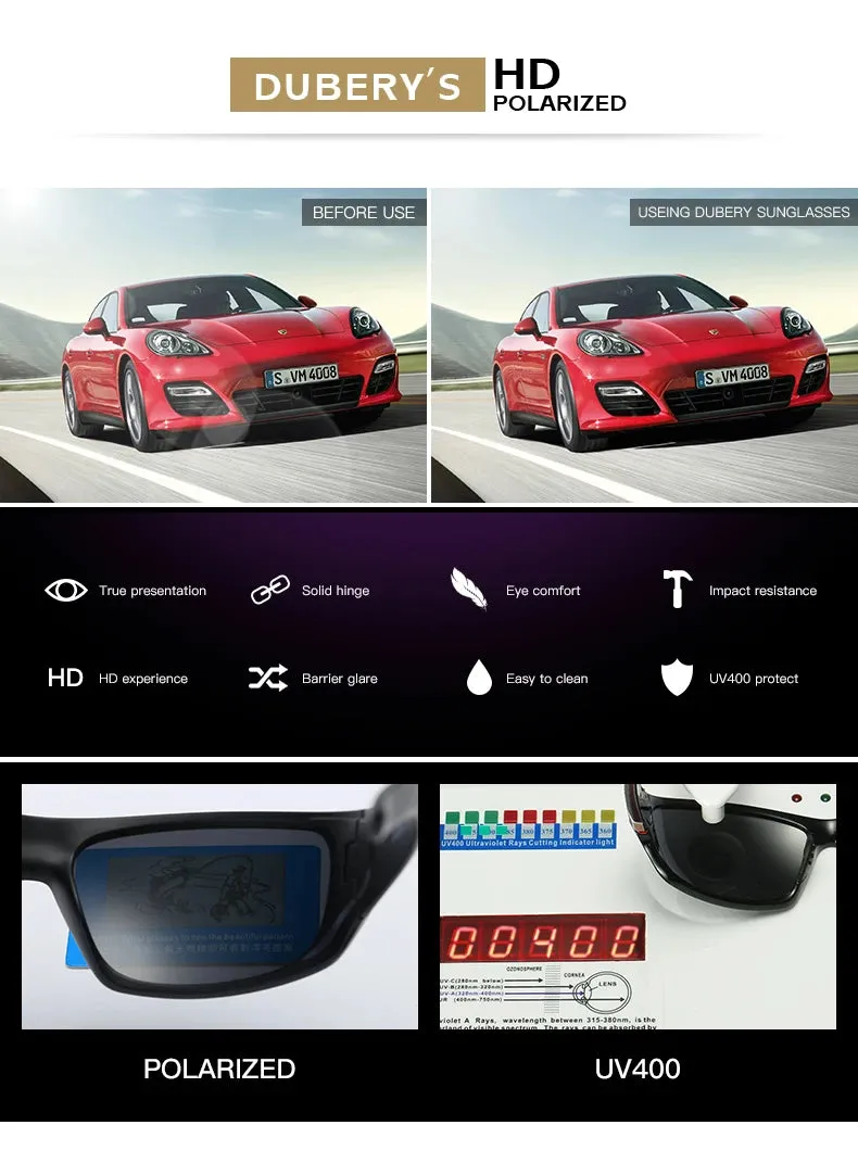 "DUBERY Oculos 120: Luxury Polarised  Vision Sunglasses for the Discerning Driver"
