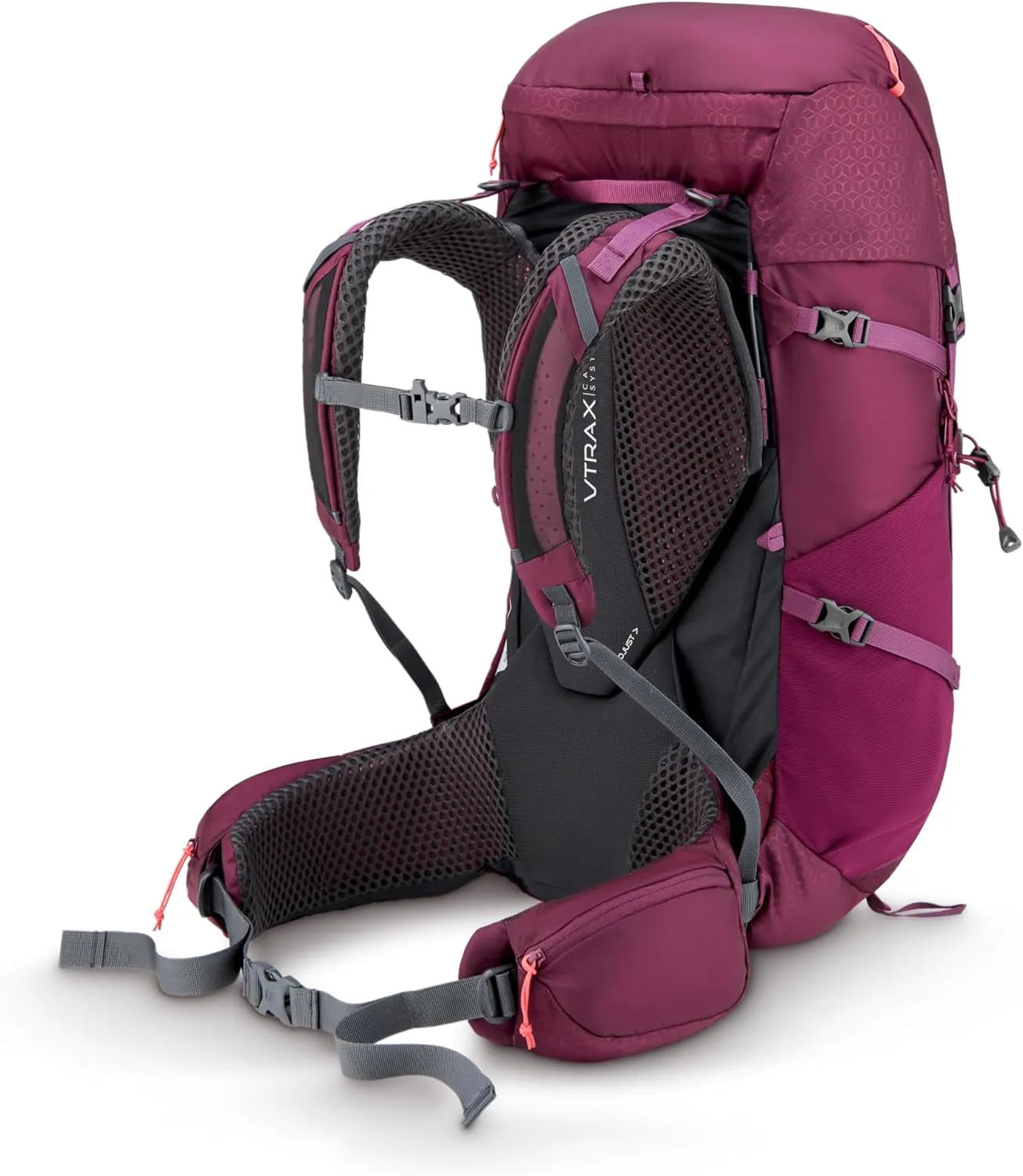 Rab Women's Exion ND Backpack - Comfortable Daypack for Hiking, Trekking, & Backpacking - Mulberry - 35-Liter (Back Length - Small/Medium)