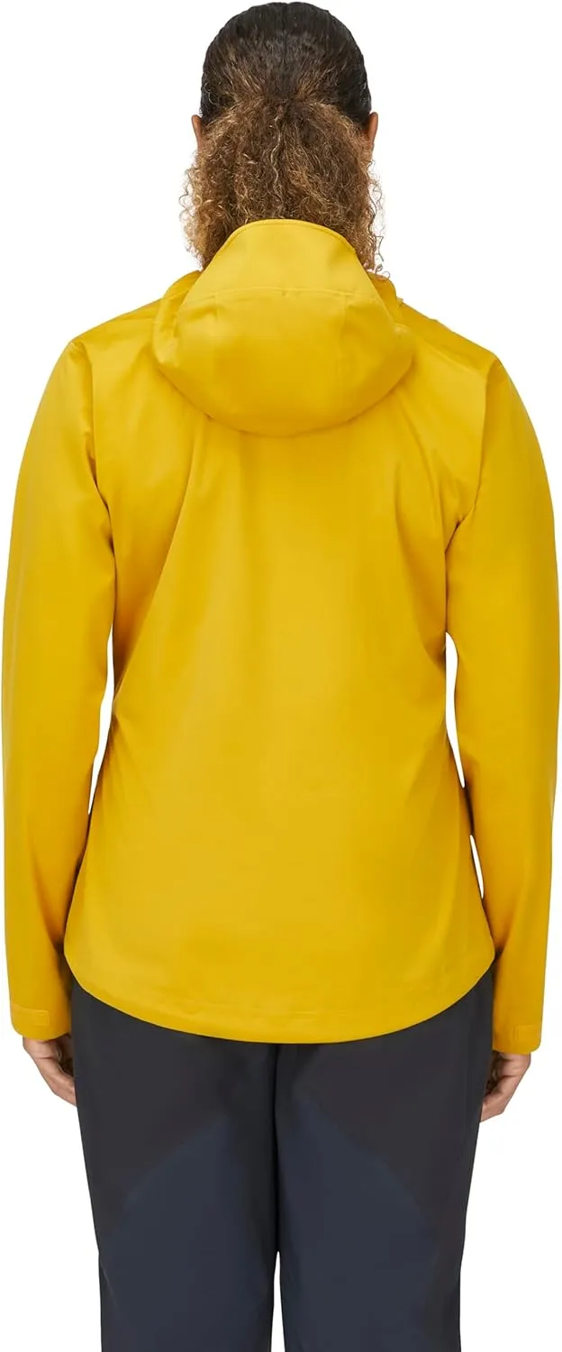 Rab Women's Kinetic 2.0 Hooded Jacket, Waterproof Softshell for Hiking, Trekking
