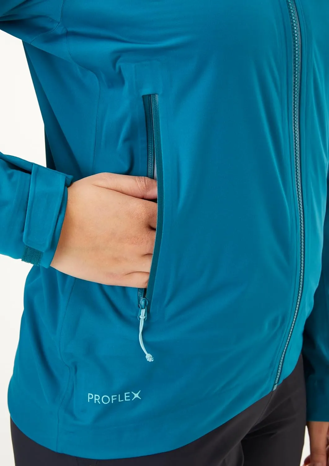 Rab Women's Kinetic 2.0 Hooded Jacket, Waterproof Softshell for Hiking, Trekking
