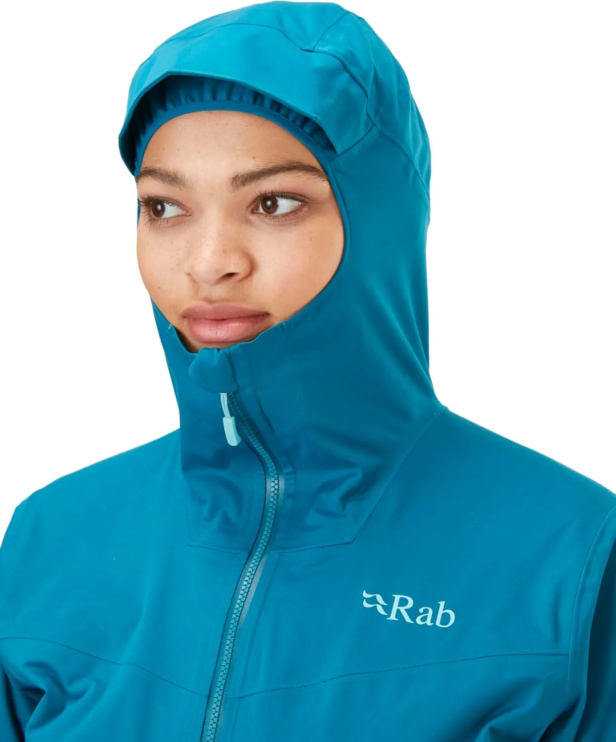 Rab Women's Kinetic 2.0 Hooded Jacket, Waterproof Softshell for Hiking, Trekking