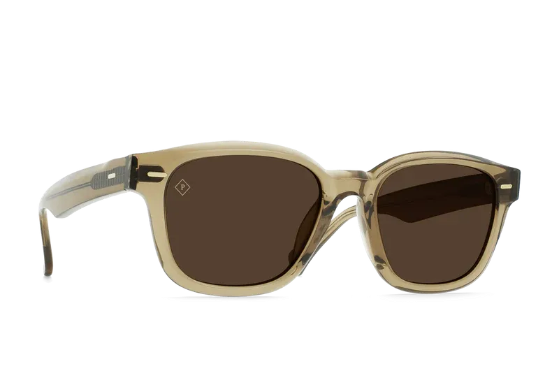 RAEN CARBY SUNGLASSES - GHOST/VIBRANT BROWN