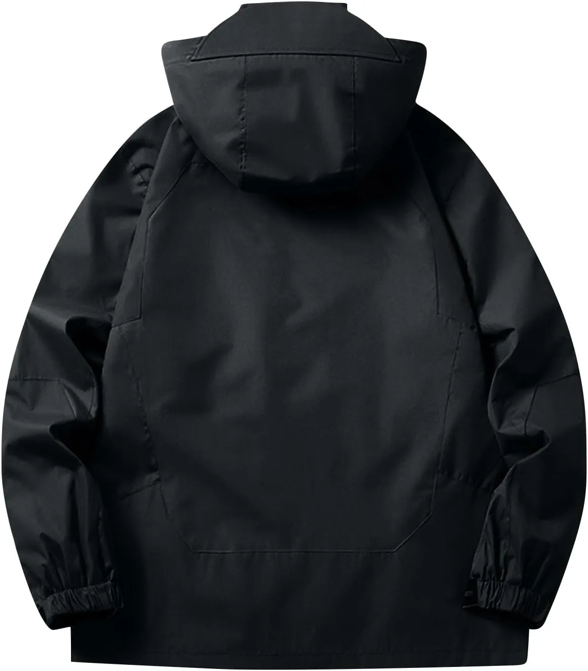 Rain Jacket Men Light Waterproof Rain Coats Ponchos Sun Protective Outdoor Jacket with Hooded