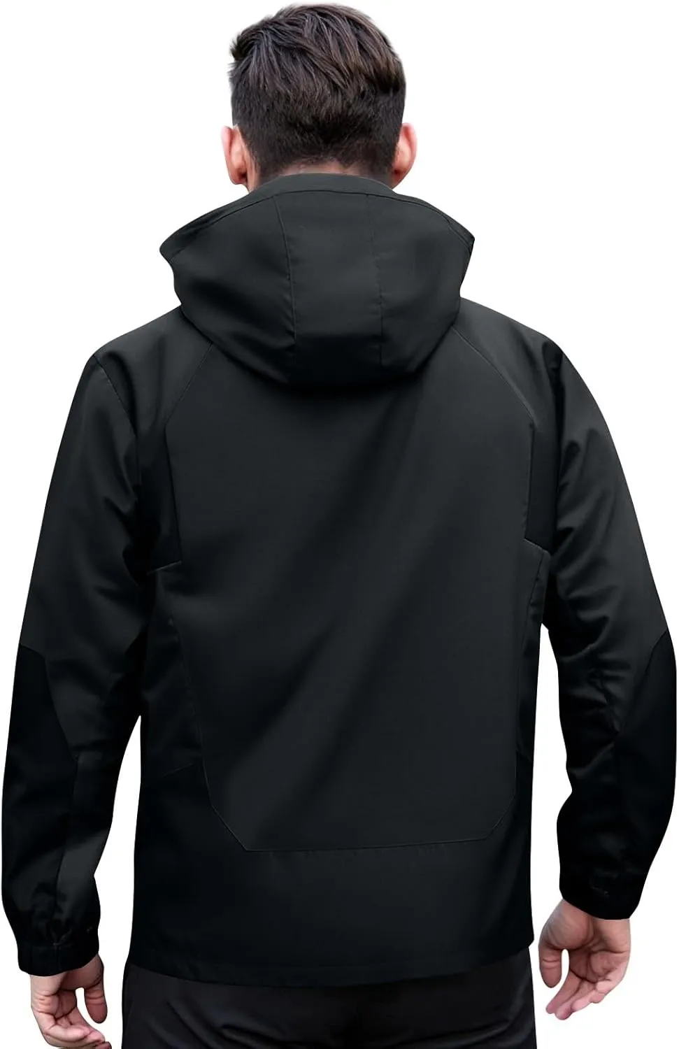Rain Jacket Men Light Waterproof Rain Coats Ponchos Sun Protective Outdoor Jacket with Hooded