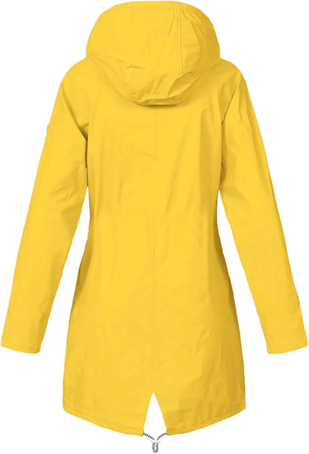 Rain Jacket Women Outdoor Raincoat with Hood Windbreaker Waterproof Rain Coat Zip Up Hiking Jackets for Hiking Travel