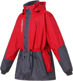 Rain Jacket Women Waterproof Raincoat with Hood Lightweight Hiking Jackets Unisex Windbreaker Cycling Bike Jacket 2025