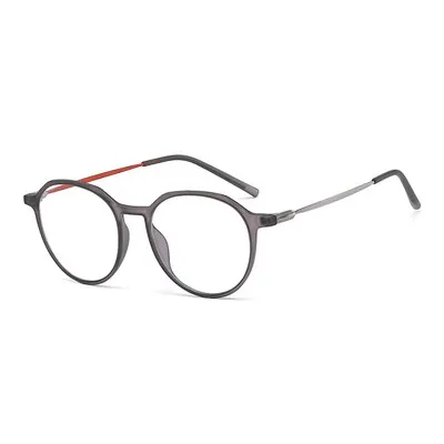 Ralferty Unisex Full Rim Irregular Square Alloy Tr 90 Acetate Eyeglasses D903