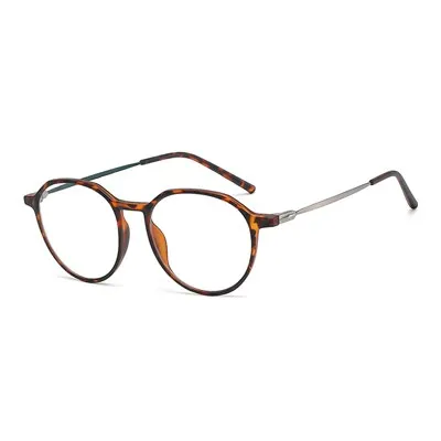Ralferty Unisex Full Rim Irregular Square Alloy Tr 90 Acetate Eyeglasses D903