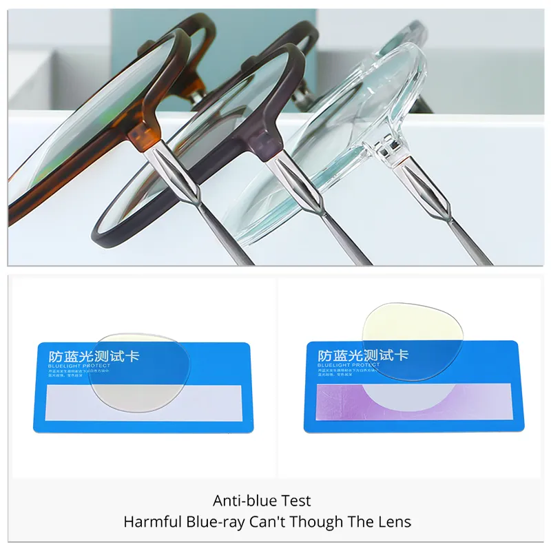Ralferty Unisex Full Rim Irregular Square Alloy Tr 90 Acetate Eyeglasses D903