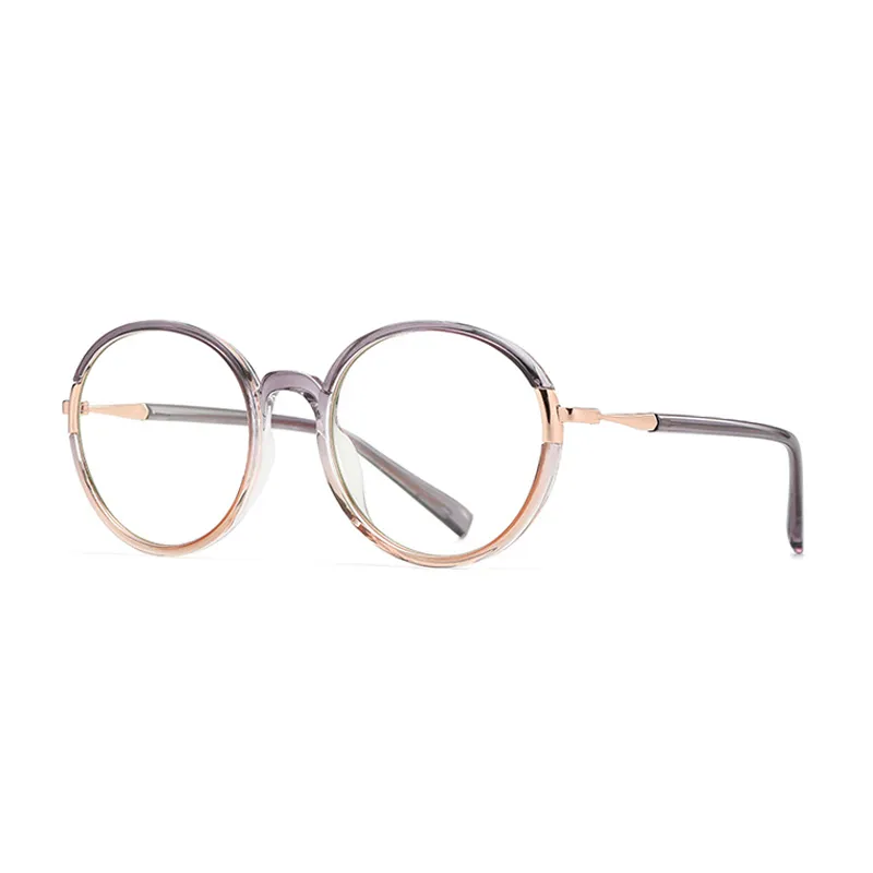 Ralferty Women's Full Rim Oversize Round Tr 90 Acetate Eyeglasses D881